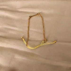 Stella & Dot Yellow Arrow Wish Bracelet